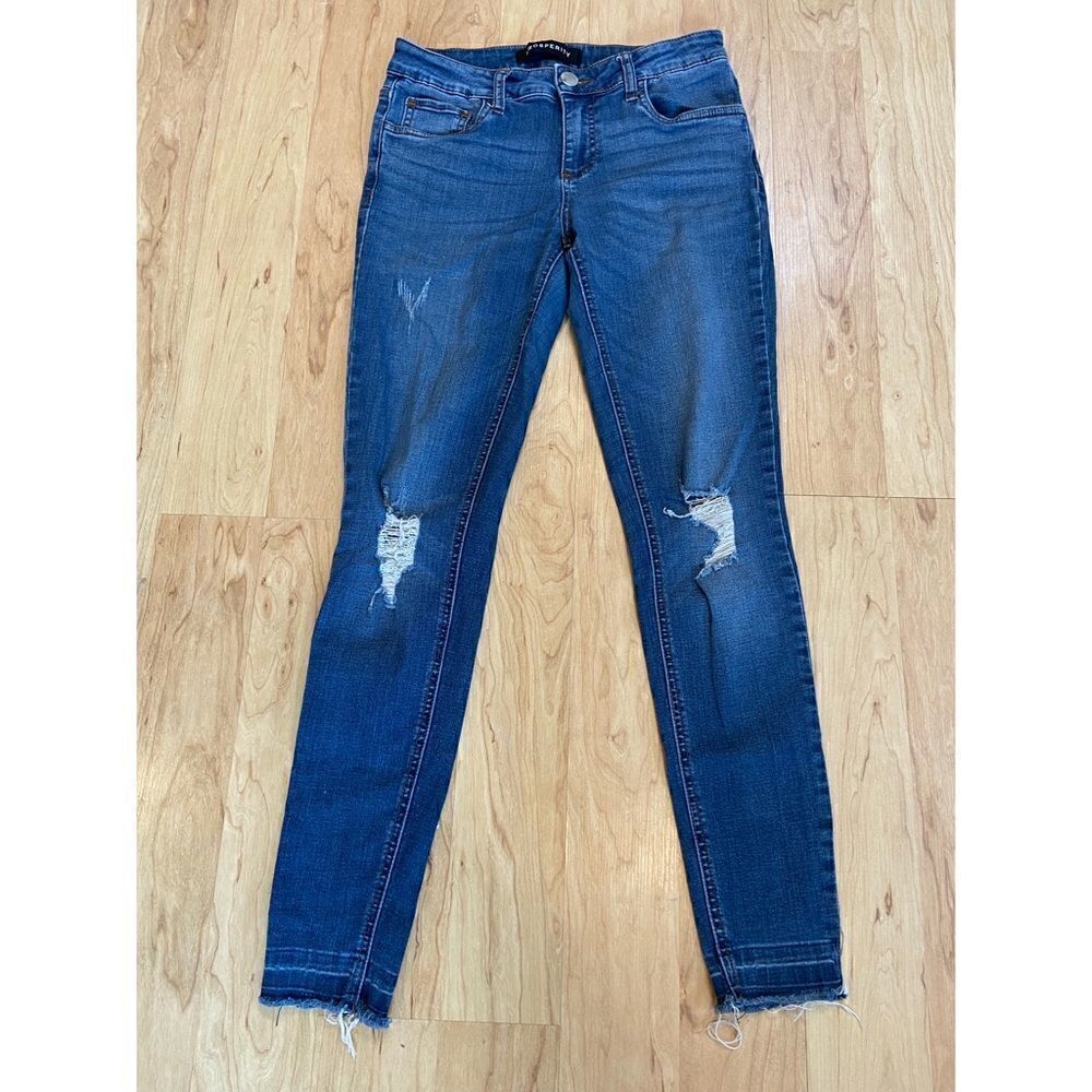 Prosperity low rise ripped skinny jeans